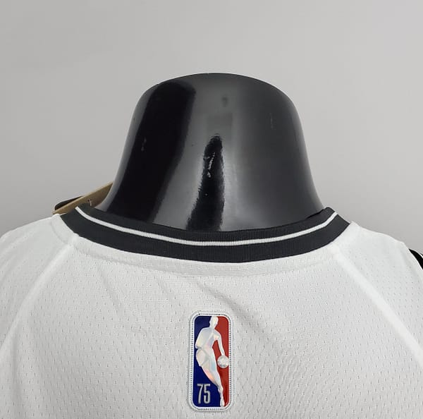 NBA 75th Anniversary Curry #30 Nets White Jersey - Image 2