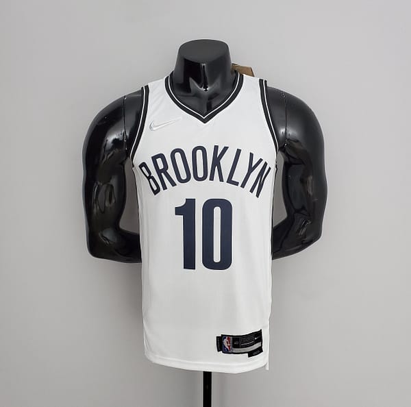 NBA 75th Anniversary Simmons #10 Nets White Jersey