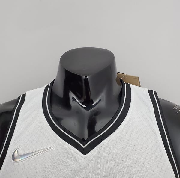 NBA 75th Anniversary Simmons #10 Nets White Jersey - Image 9
