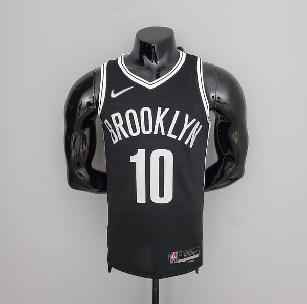 NBA 75th Anniversary Simmons #10 Nets Black Jersey