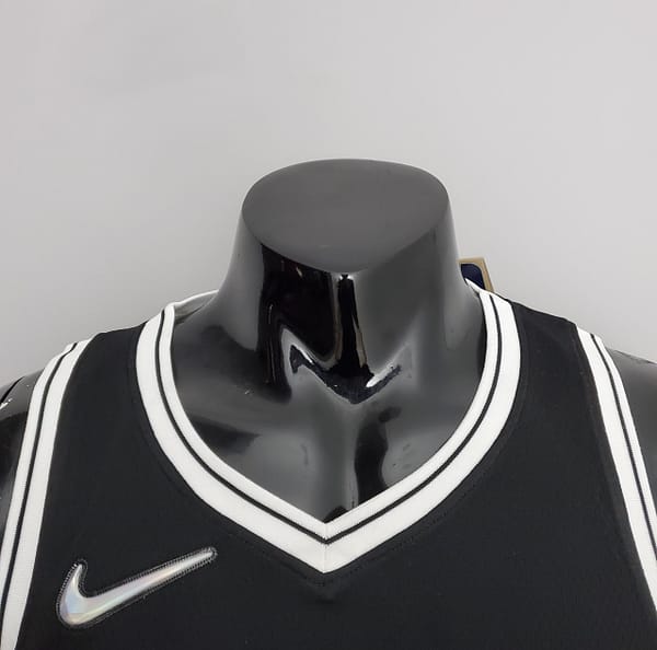 NBA 75th Anniversary Simmons #10 Nets Black Jersey - Image 4