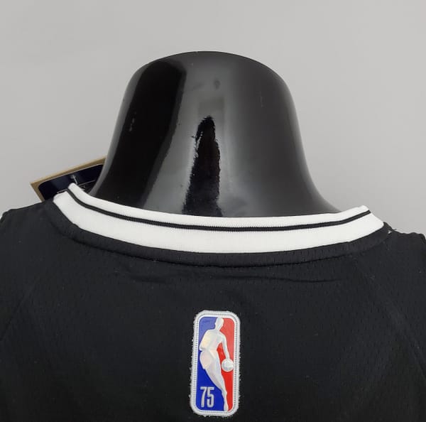 NBA 75th Anniversary Simmons #10 Nets Black Jersey - Image 9