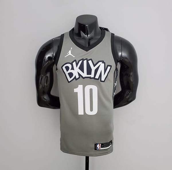 NBA Nets Simmons #10 Flyer Grey Jersey