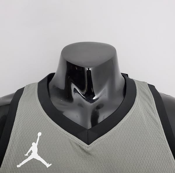 NBA Nets Curry #30 Flyer Grey Jersey - Image 8