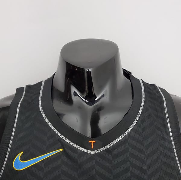 NBA Brooklyn Nets Curry #30 City Edition Black - Image 7