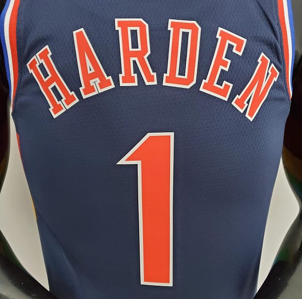 2022 NBA 76ers Harden #1 City Edition - Image 7