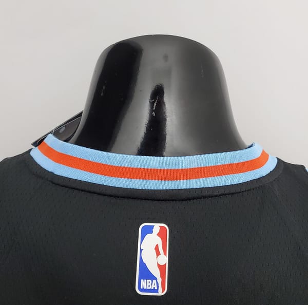 2021 NBA Kings Williams#55 Black City Edition - Image 3