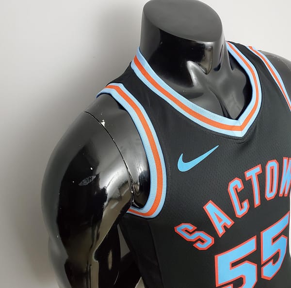2021 NBA Kings Williams#55 Black City Edition - Image 7
