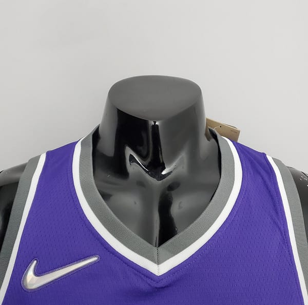 NBA 75th Anniversary Kings Williams#55 Black Purple - Image 3