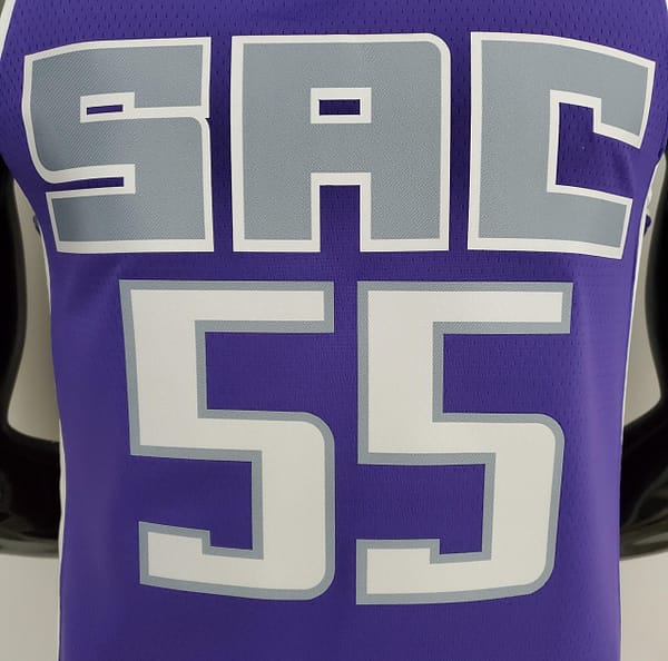 NBA 75th Anniversary Kings Williams#55 Black Purple - Image 6