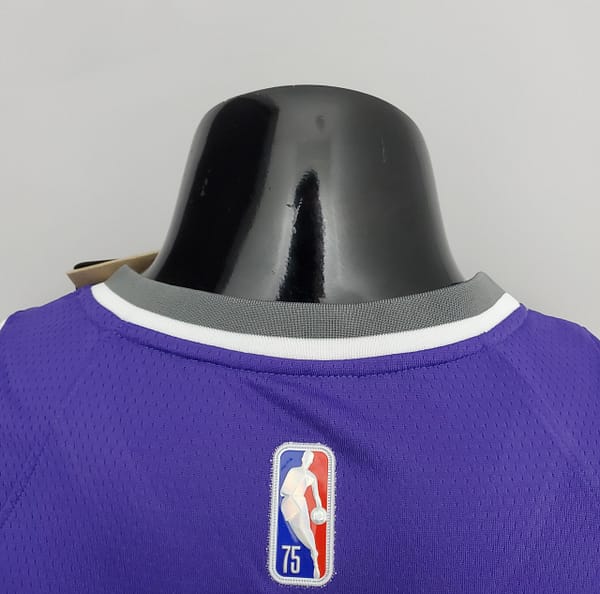 NBA 75th Anniversary Kings Williams#55 Black Purple - Image 8