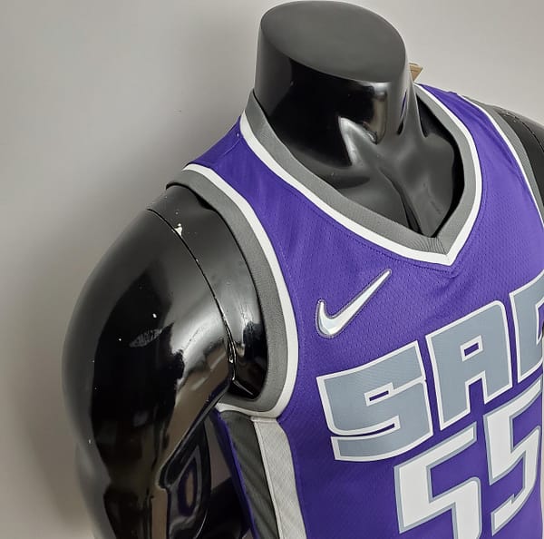 NBA 75th Anniversary Kings Williams#55 Black Purple - Image 10