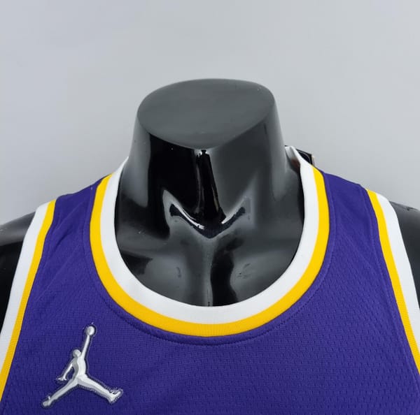 75th Anniversary Howard #39 Los Angeles Lakers Jordan Purple NBA Jersey - Image 2