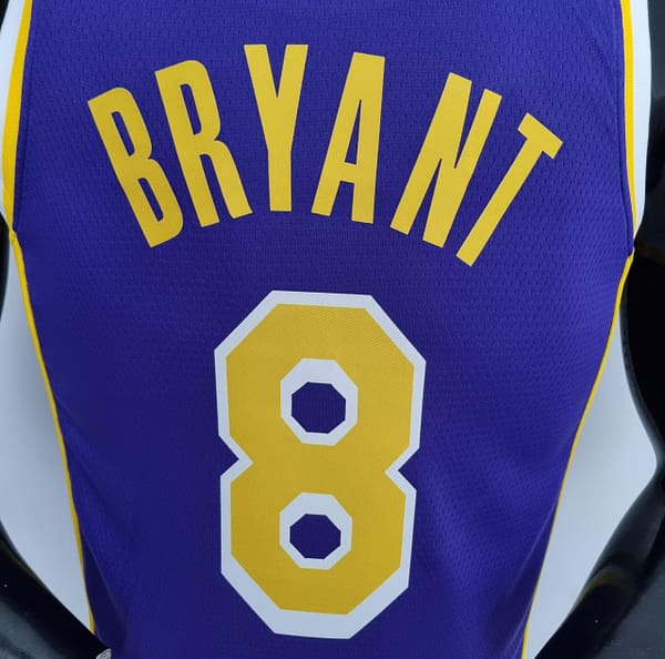 75th Anniversary BRYANT#8 Los Angeles Lakers Jordan Purple NBA Jersey - Image 5