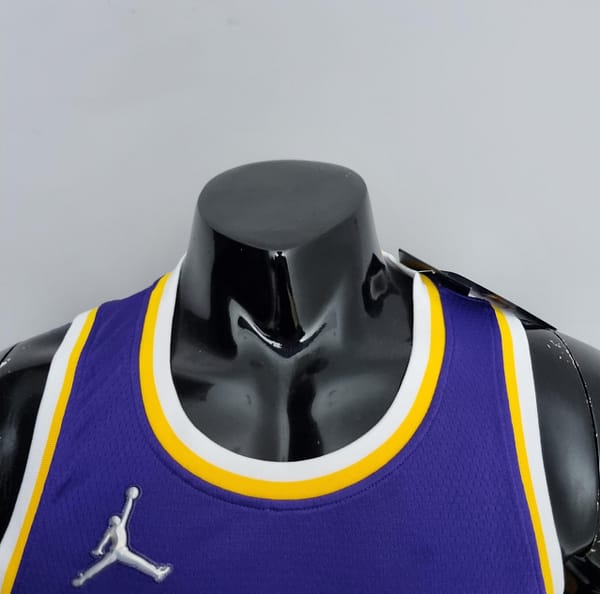 75th Anniversary BRYANT#8 Los Angeles Lakers Jordan Purple NBA Jersey - Image 10