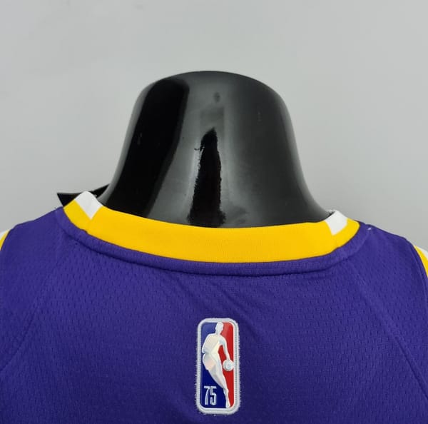 75th Anniversary BRYANT#24 Los Angeles Lakers Jordan Purple NBA Jersey - Image 2