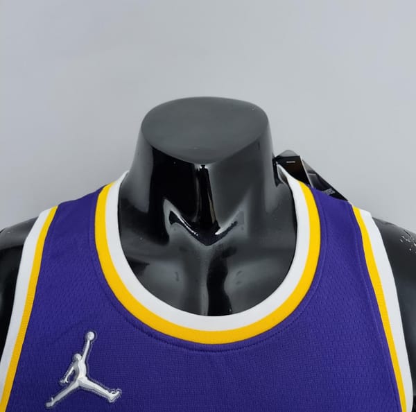 75th Anniversary BRYANT#24 Los Angeles Lakers Jordan Purple NBA Jersey - Image 6
