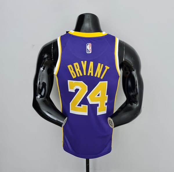 75th Anniversary BRYANT#24 Los Angeles Lakers Jordan Purple NBA Jersey - Image 9