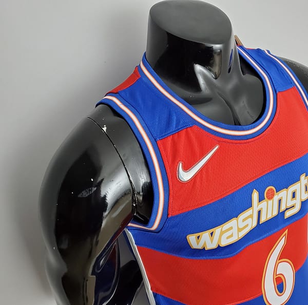 2022 Washington Wizards Harrell #6 Talent City Edition Blue-Red NBA Jersey - Image 5