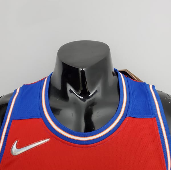 2022 Washington Wizards Harrell #6 Talent City Edition Blue-Red NBA Jersey - Image 8