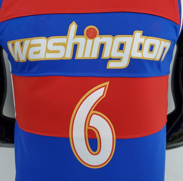 2022 Washington Wizards Harrell #6 Talent City Edition Blue-Red NBA Jersey - Image 9