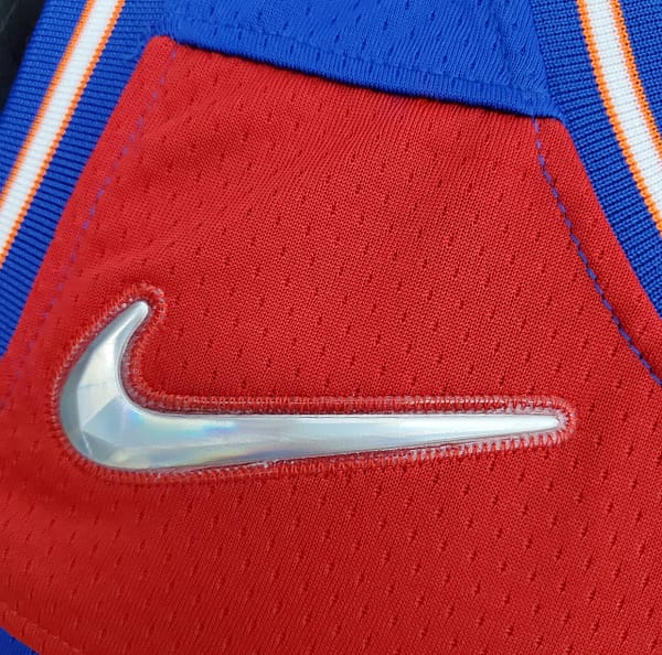 2022 Season Washington Wizards Kuzma #33 Talent City Edition Blue Red NBA Jersey - Image 3