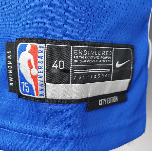 2022 Season Washington Wizards Kuzma #33 Talent City Edition Blue Red NBA Jersey - Image 8