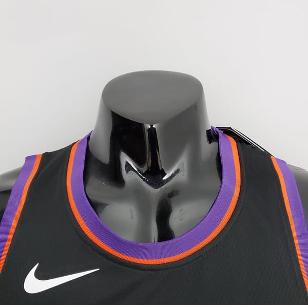 2022 Season Suns Booker #1 Suns City Edition Black NBA Jersey - Image 5