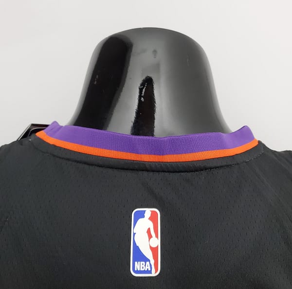 2022 Season Suns Booker #1 Suns City Edition Black NBA Jersey - Image 6