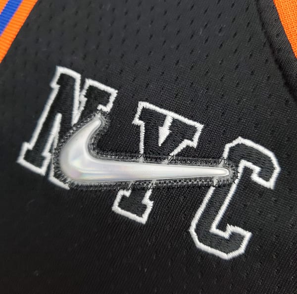 2022 Season Rose#4 Knicks Urban Edition Black NBA Jersey - Image 6
