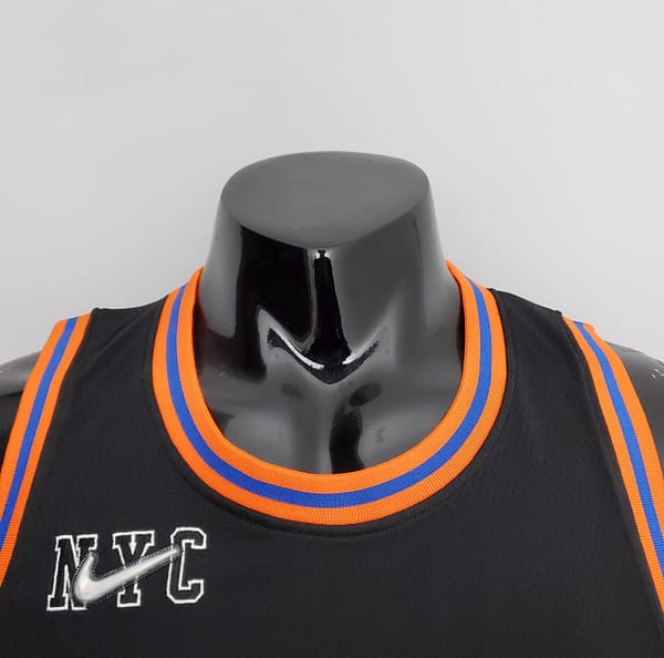 2022 Season Rose#4 Knicks Urban Edition Black NBA Jersey - Image 10