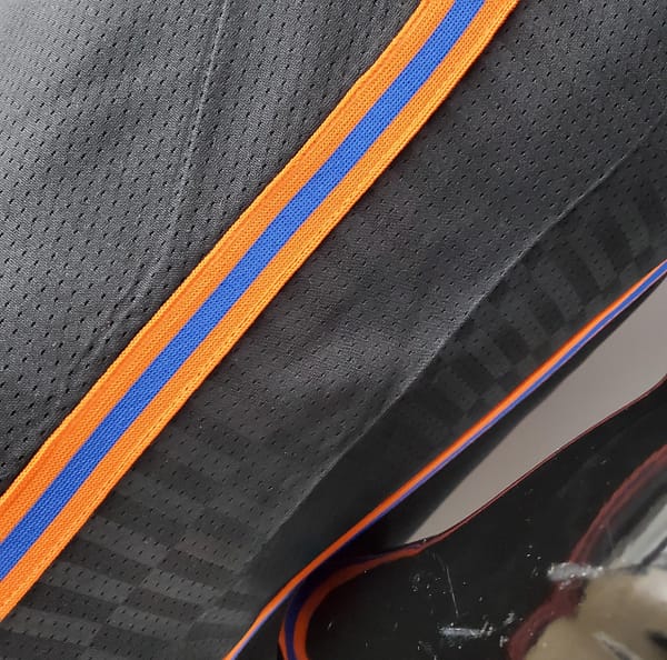 2022 Season Anthony#7 Knicks Urban Edition Black NBA Jersey - Image 2