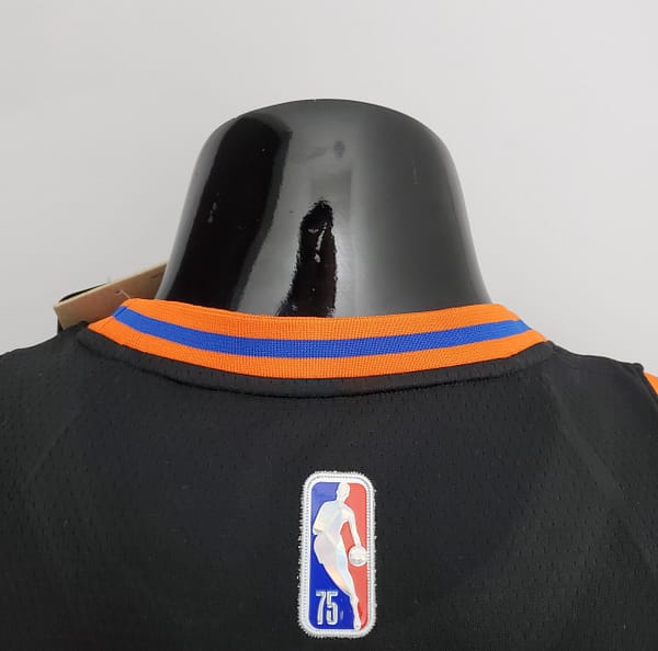 2022 Season Anthony#7 Knicks Urban Edition Black NBA Jersey - Image 9