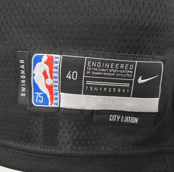 2022 Season Anthony#7 Knicks Urban Edition Black NBA Jersey - Image 10