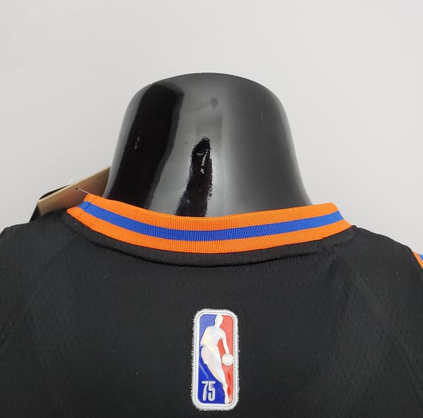 2022 Season Walker #8 Knicks Urban Edition Black NBA Jersey - Image 9