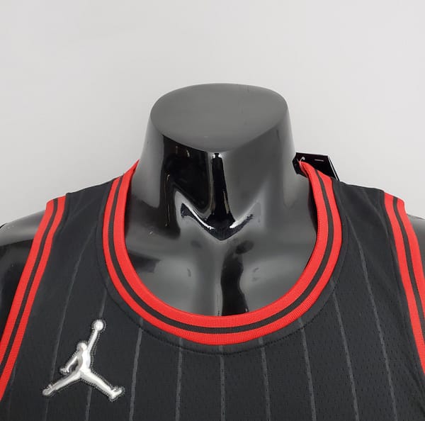 75th Anniversary Ball #2 Bulls Flyers Black NBA Jersey - Image 8
