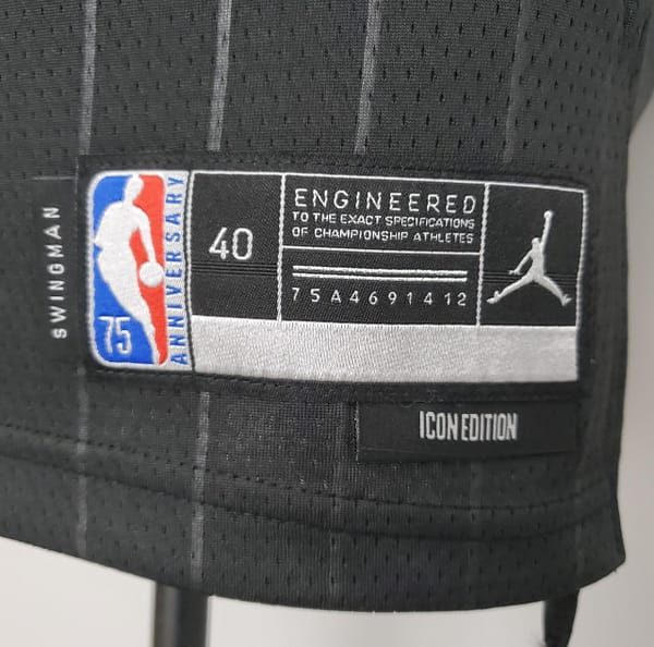 75th Anniversary LaVine#8 Bulls Flyers Black NBA Jersey - Image 8