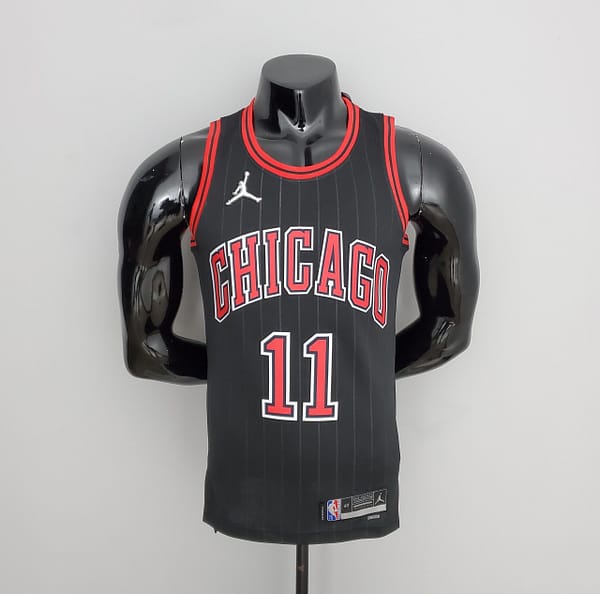75th Anniversary DeRozan#11 Bulls Flyers Black NBA Jersey