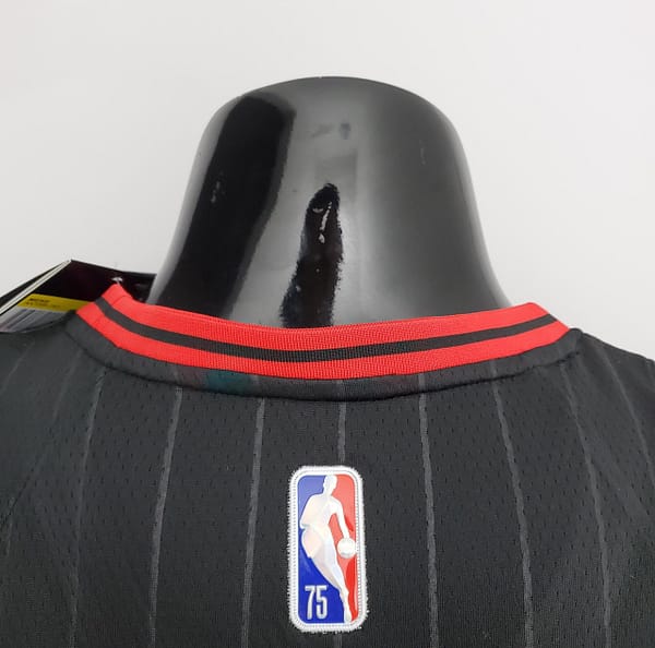 75th Anniversary DeRozan#11 Bulls Flyers Black NBA Jersey - Image 2