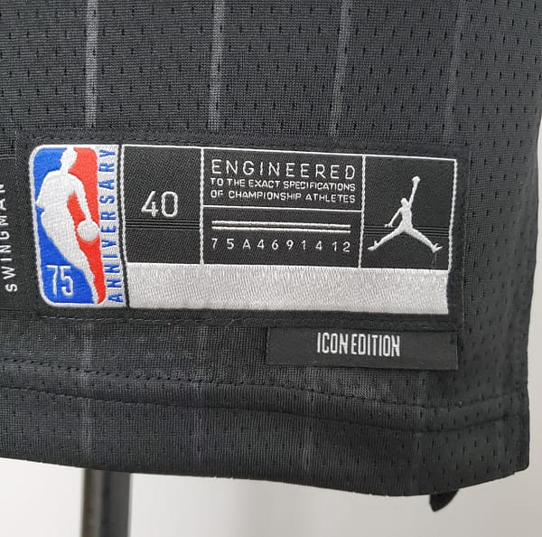 75th Anniversary DeRozan#11 Bulls Flyers Black NBA Jersey - Image 4