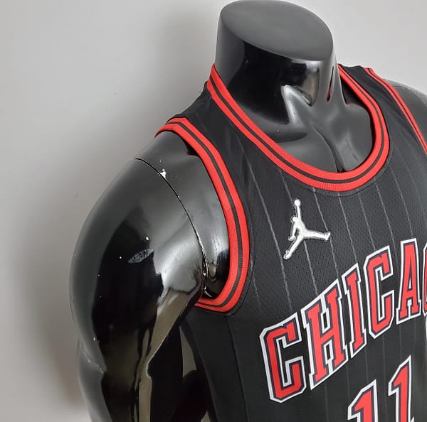 75th Anniversary DeRozan#11 Bulls Flyers Black NBA Jersey - Image 5