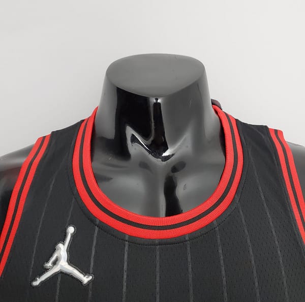 75th Anniversary DeRozan#11 Bulls Flyers Black NBA Jersey - Image 6