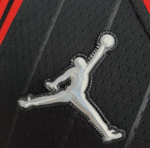 75th Anniversary Pippen#33 Bulls Flyers Black NBA Jersey - Image 4