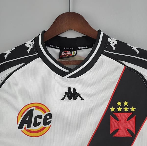 Retro Vasco Da Gama 2000 White Jersey - Image 11
