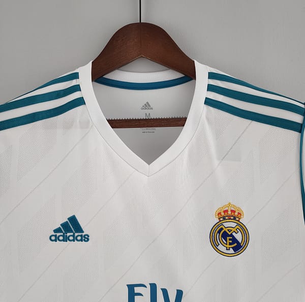 Retro 17/18 Real Madrid Home Soccer Jersey - Image 11