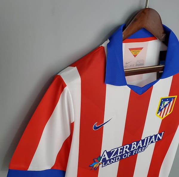 Retro Atletico Madrid 14/15 home Soccer Jersey - Image 6