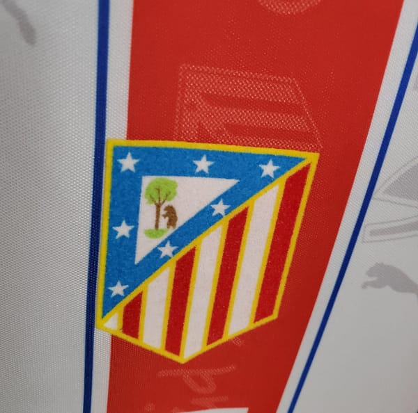 Retro Atletico Madrid 96/97 home Soccer Jersey - Image 6