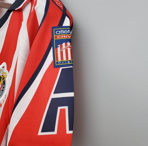 Retro 98/99 Chivas Guadalajara Home Soccer Jersey - Image 4