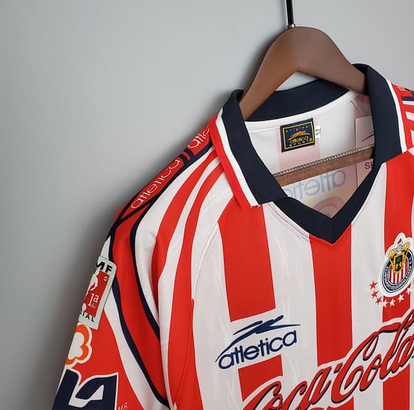 Retro 98/99 Chivas Guadalajara Home Soccer Jersey - Image 5