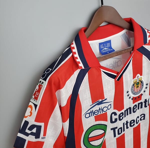 Retro 99/00 Chivas Guadalajara Home Soccer Jersey - Image 6